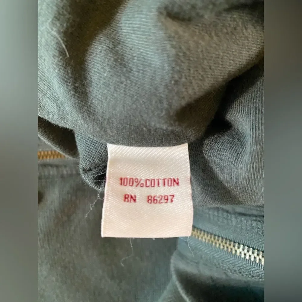 Joie dark green zip‎ up hoodie - Picture 7 of 7